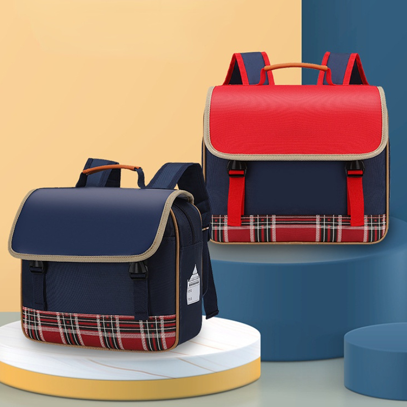 Leather Work Backpack - Children Baby Horizontal Primary School Students