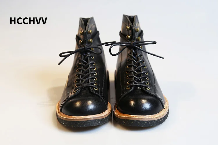 Men's Round Head Locomotive Wo - огляд і ціна Leather Work Women Shoes