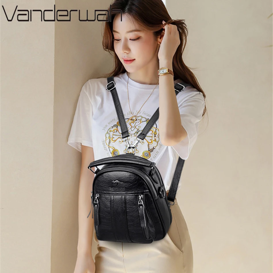 4 In 1 Leather Backpacks Multi - огляд і ціна Leather Work Backpack