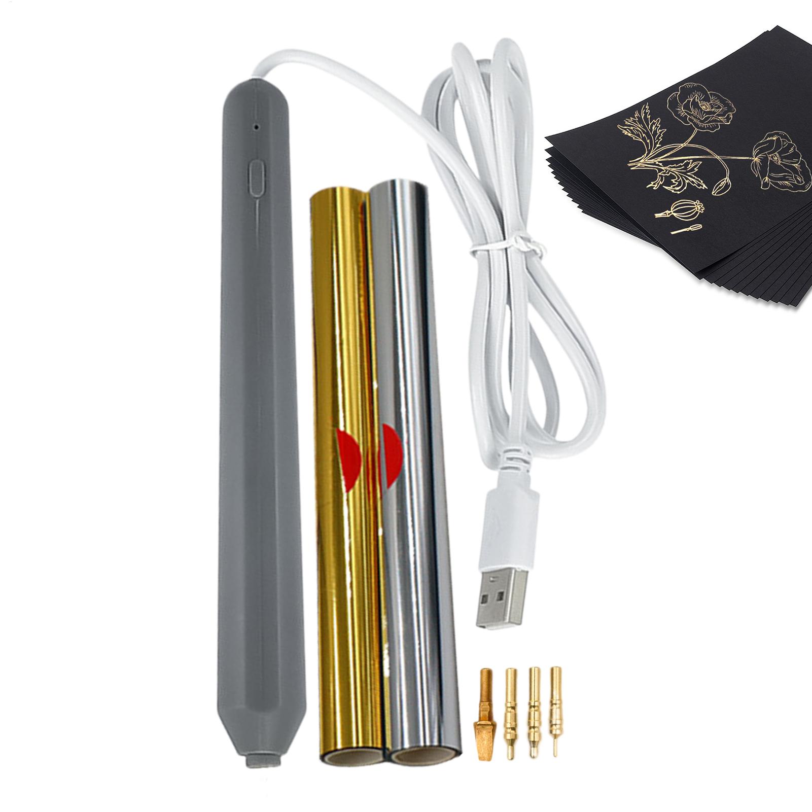 Hot Foil Pen Stamping Tool wit - огляд і ціна Leatherwork Kit