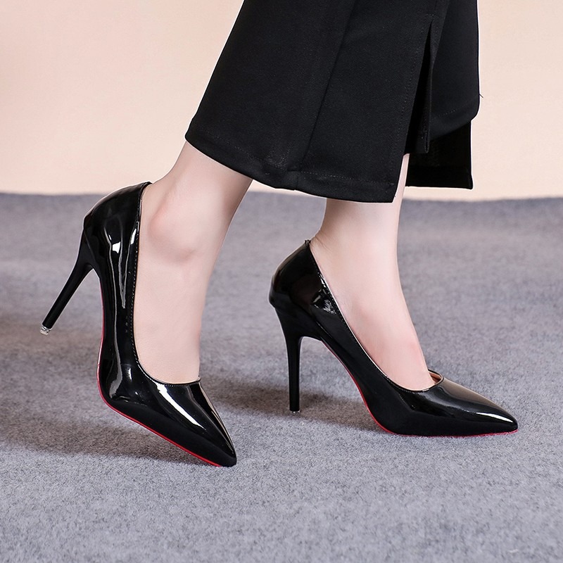 Sexy Pointed Toe Patent Leathe - огляд і ціна Leather Work Women Shoes