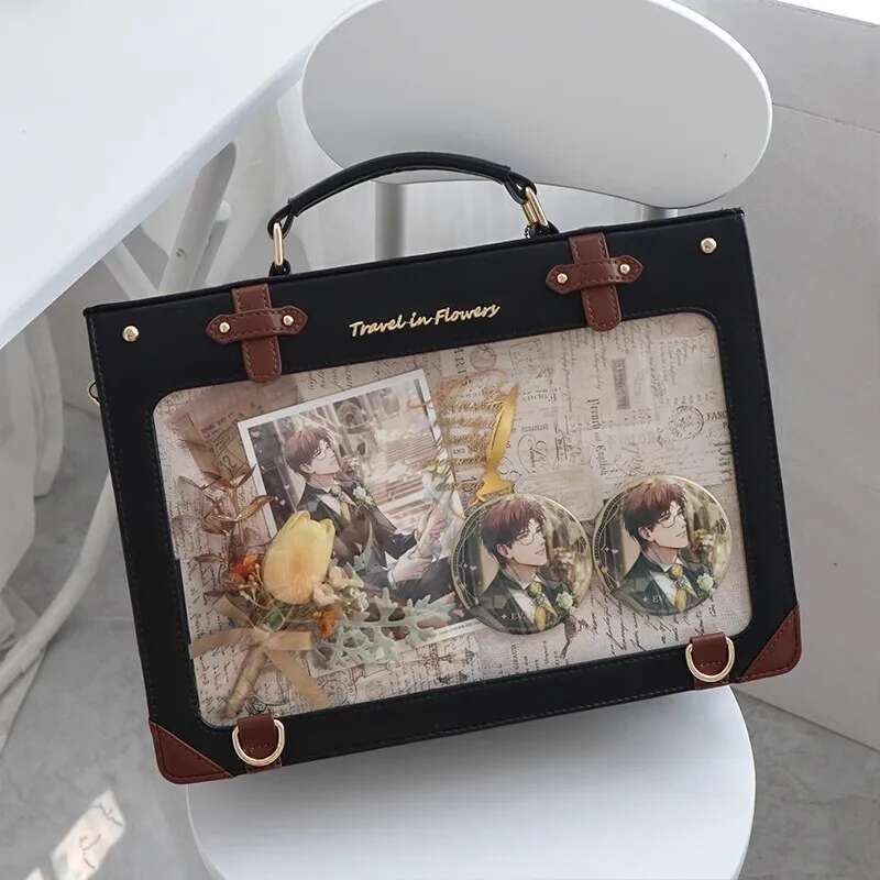 Y2K Preppy Style Large Capacit - огляд і ціна Leather Work Backpack