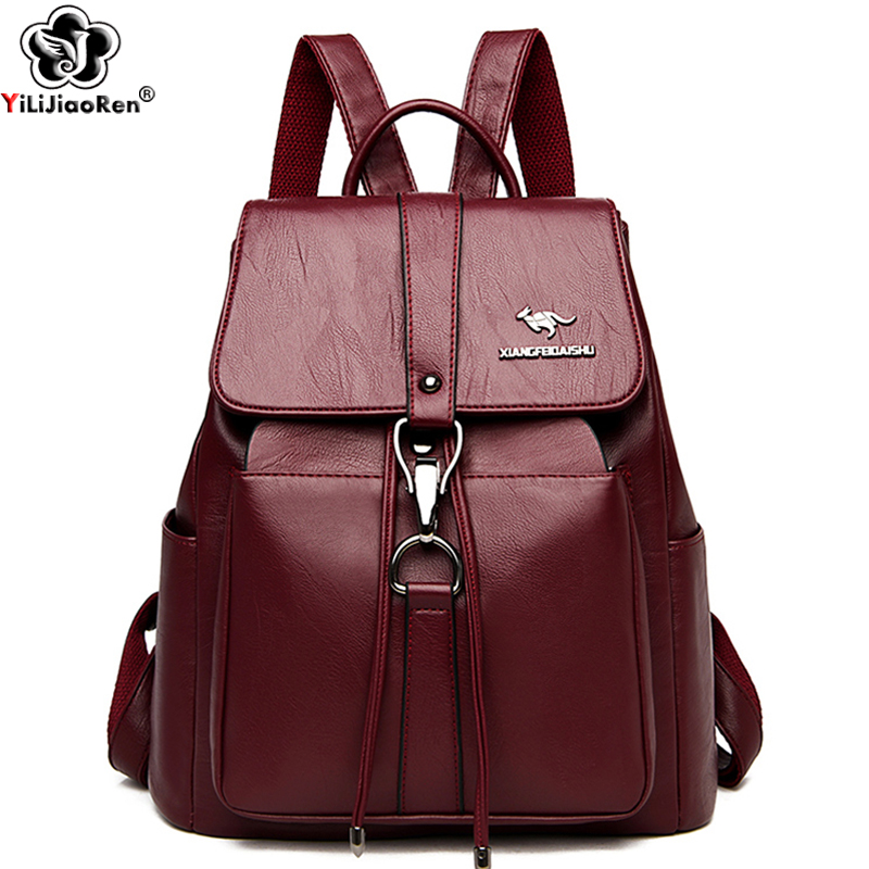 Anti Theft Backpack Women Shou - огляд і ціна Leather Work Backpack