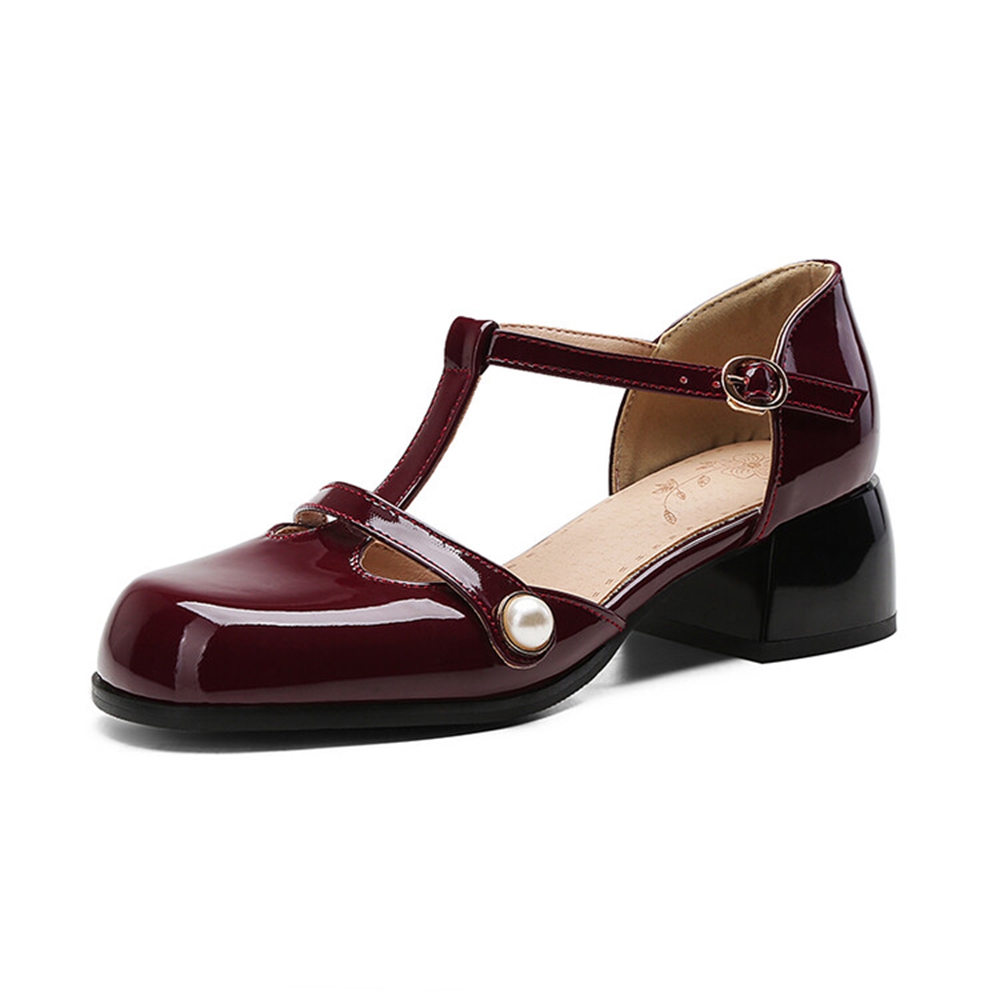 Thick High Heels Sandals Women - огляд і ціна Leather Work Women Shoes