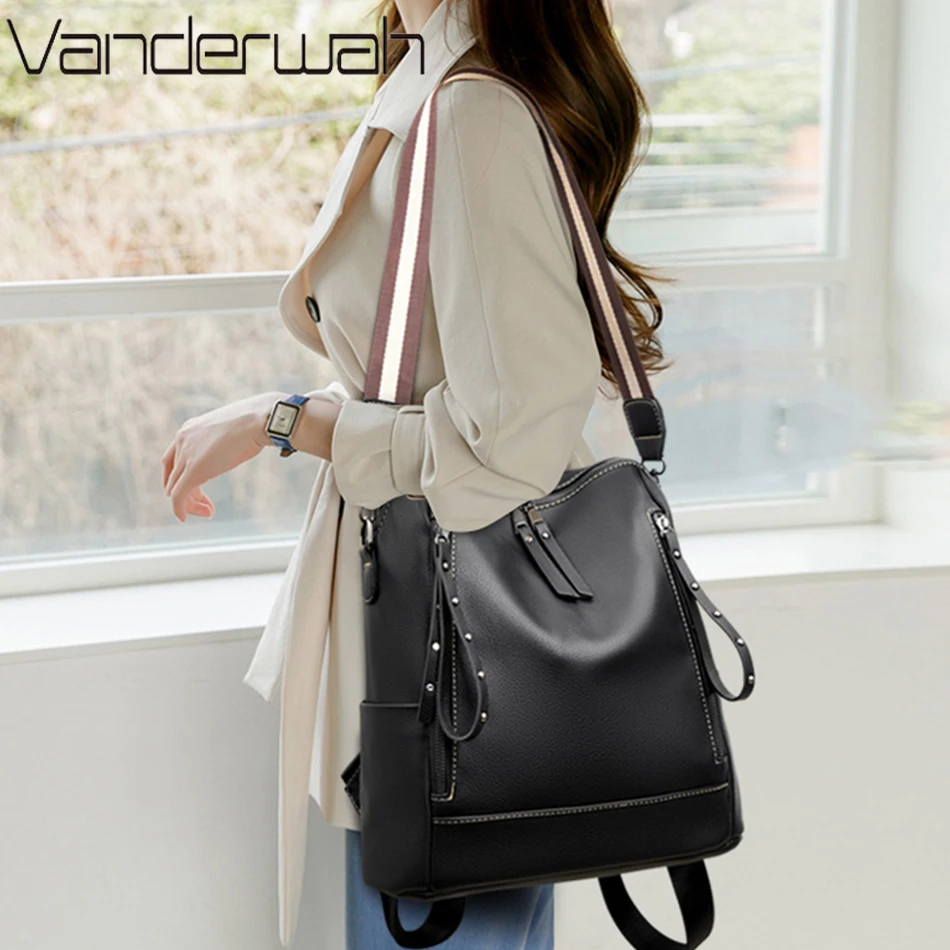Brand Luxury Backpacks Soft Le - огляд і ціна Leather Work Backpack