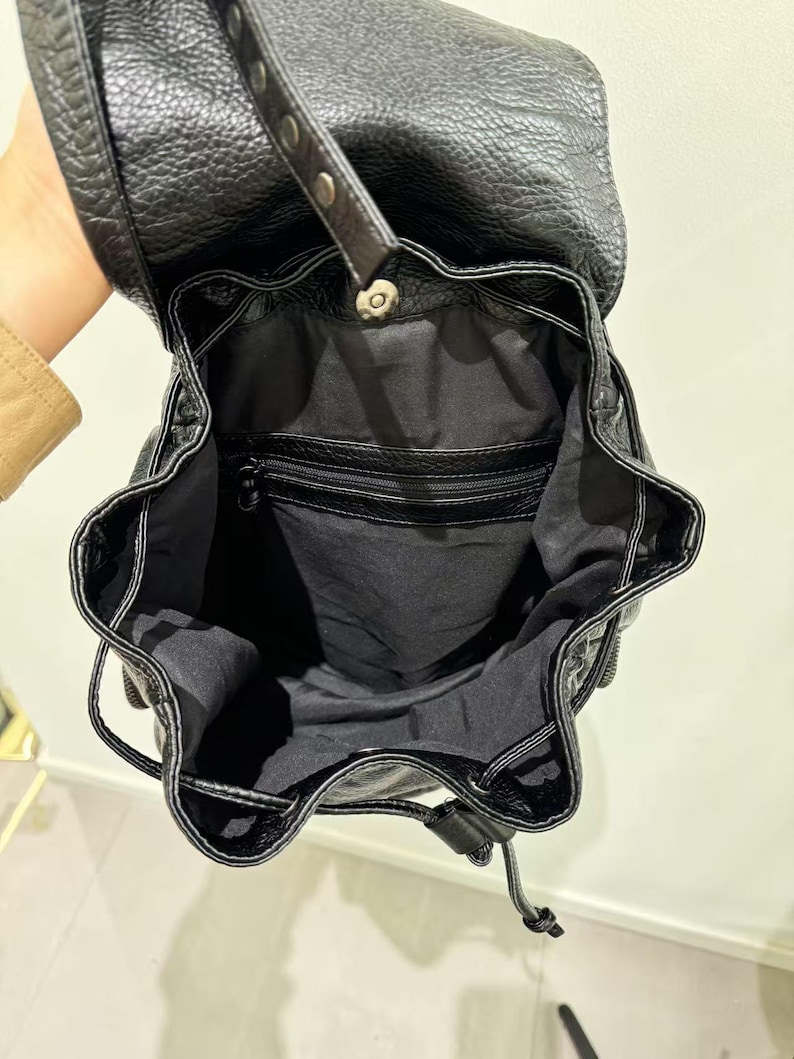 Gothic Punk PU Leather Shoulde - огляд і ціна Leather Work Backpack