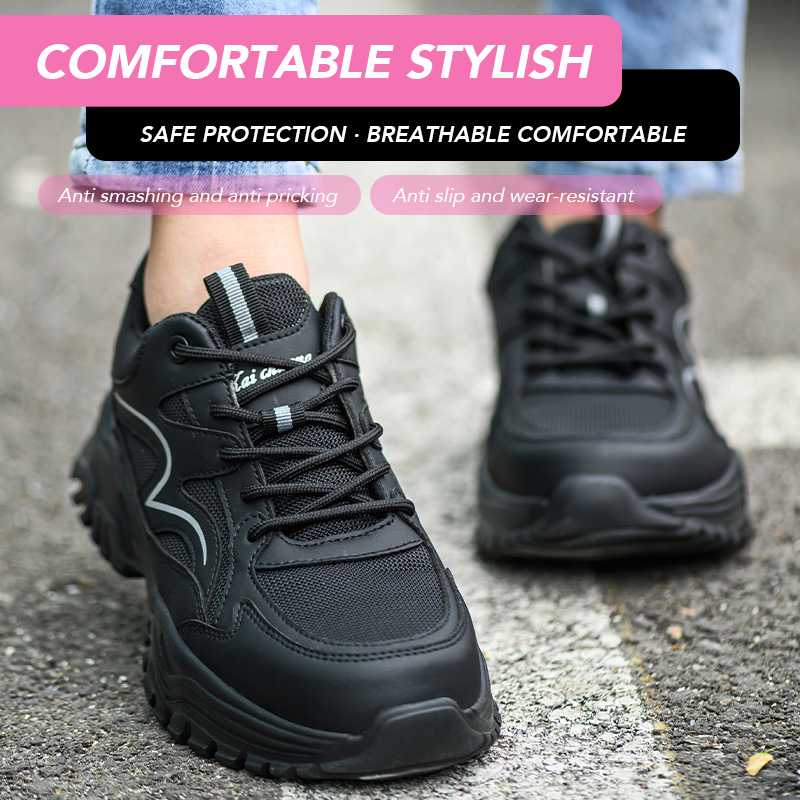 Comfortable Safety Shoes Anti- - огляд і ціна Leather Work Women Shoes