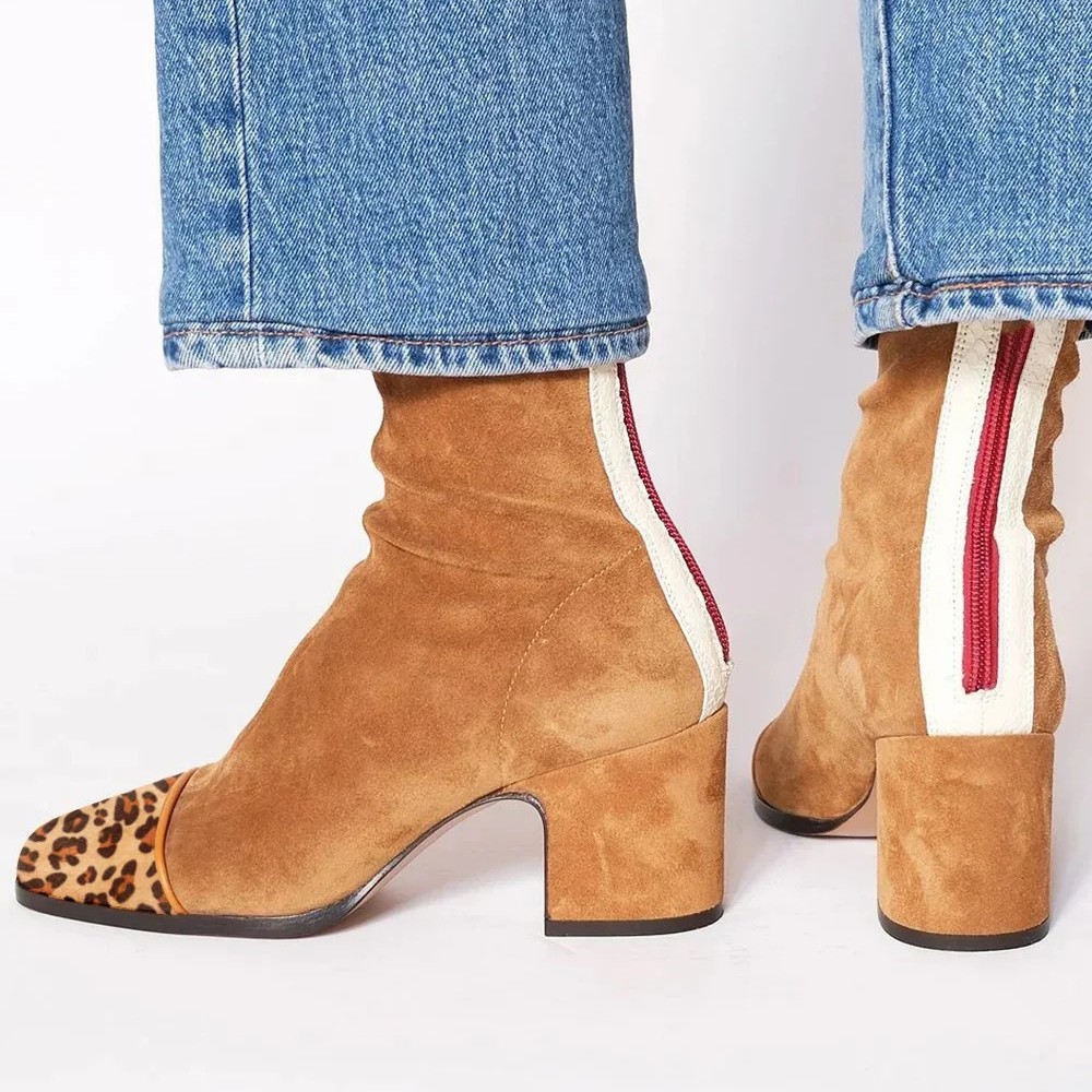 Suede Leather Women's Boots Po - огляд і ціна Leather Work Women Shoes
