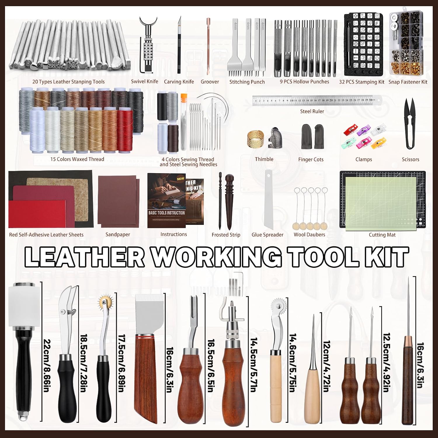Leather Working Kit, Leather W - огляд і ціна Leatherwork Kit