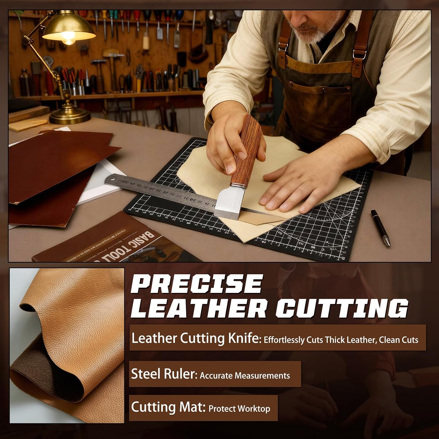 Leather Working Kit, Leather W - огляд і ціна Leatherwork Kit