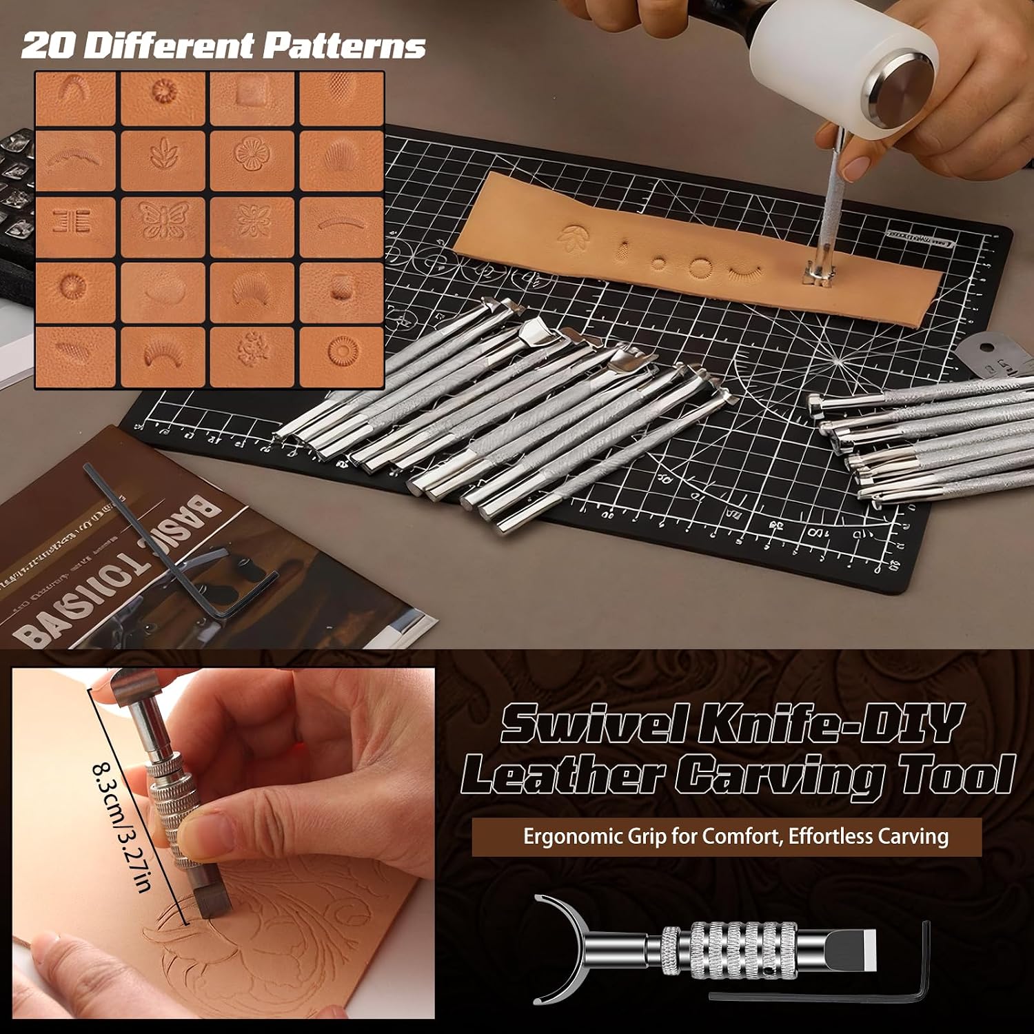 Leather Working Kit, Leather W - огляд і ціна Leatherwork Kit