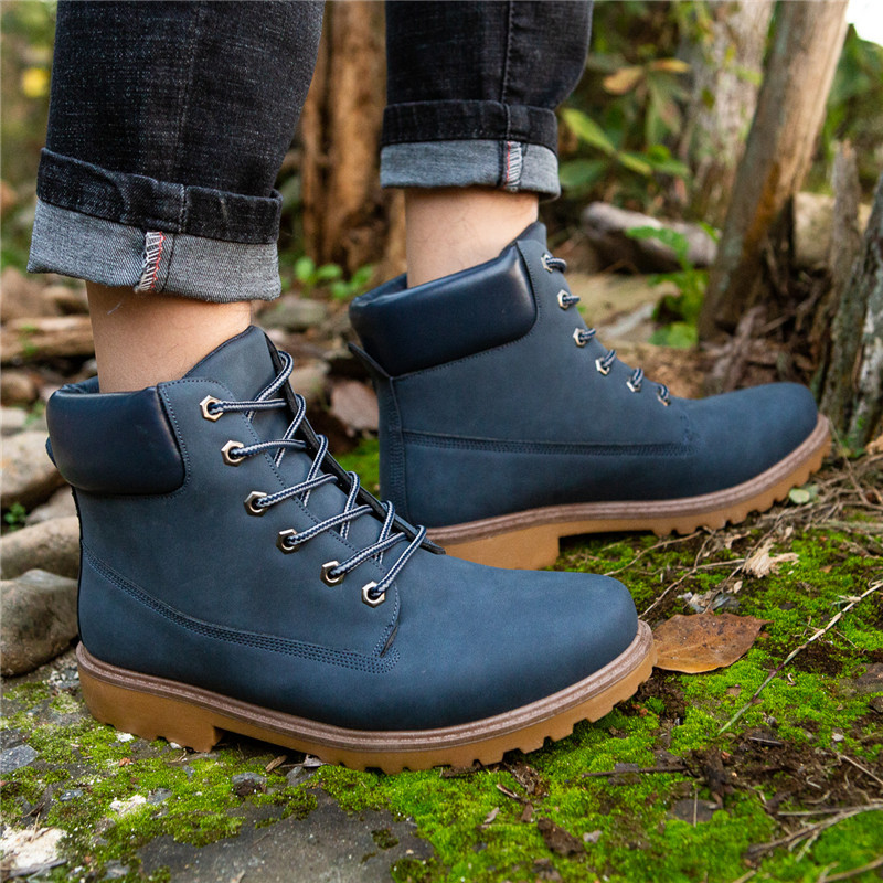 Women's Platform Boots Round T - огляд і ціна Leather Work Women Shoes